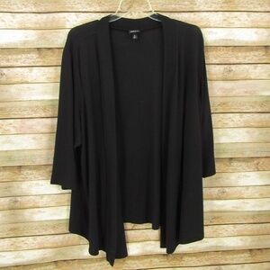 TORRID Black Open Front Cardigan (5)